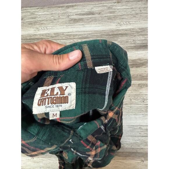 Ely Cattleman Western Shirt - Boys Size Medium - Flannel - Picture 11 of 11